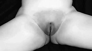 Her swollen latina milf pussy stays puffy and ready for endless masturbation sessions