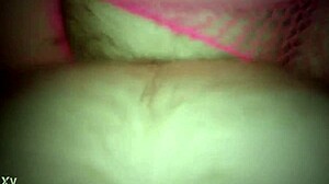 Fat BBW in pink fishnets stuffed full with hot creampie!