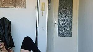 i love watching this amateur stripper grind her hips against the bar sensually