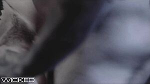 WICKED BLONDE KENZIE TAYLOR RIDES HUGE COCK WITH SLoppy DEEPTHROAT AND BIG TITS BOUNCING