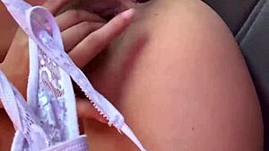 Does Cute Colombian Professor Alexia Finger Her Miniskirt Pussy?