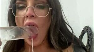 moaning loud shoving dildos deep in curvy tattooed pussy different positions compilation