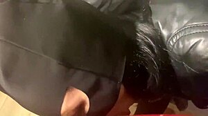 milfycalla's hottest fetish blowjobs in down jackets fur coats and sexy boots compilation