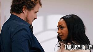 Some Kitchen Help Turns into Cali Caliente's Wild Ebony Ride!