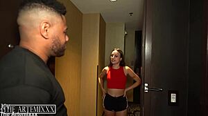 Lola's Whoredash Tip Features Bent Over Big Ass Latina Taking BBC Deep in Dorm