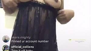 Black African Girl's Massive Tits and Nipples Tempt Every Horny Viewer