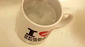 Who knew cleaning this cup would get so filthy?