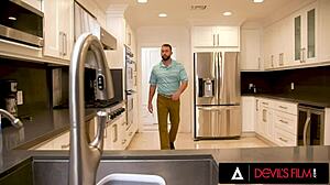 Ever wonder if babysitter Sage Rabbit loves her boss's huge cock filling her?