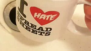 Who knew cleaning this cup would get so filthy?