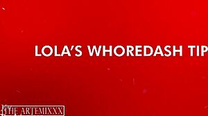 Lola's Whoredash Tip Features Bent Over Big Ass Latina Taking BBC Deep in Dorm