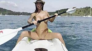i'm naughty monika fox fingering myself to squirt on sea kayak