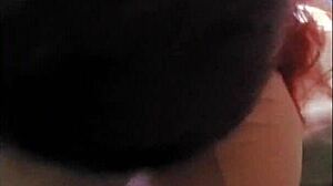 😍 asian shemale lexa throats wolfdaddy's cock then rides bareback to creampie! 🐺💦