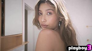 Big Tits Teen Dominique Lobito Strips Naked After Teasing Reveal!