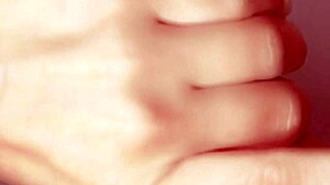 A curious Japanese stepmom sneaks a peek at her son's secret porn stash up close blowjob cumshot