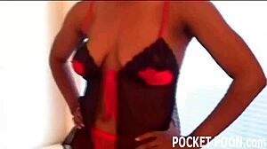 My ebony throat loves your big white cock deep