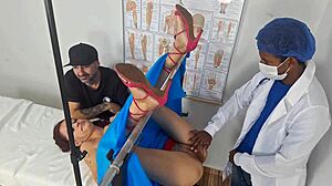 Watch Cuckold Wife Get Inseminated Deep By Hung Doctor Behind Hubby!