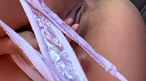 Does Cute Colombian Professor Alexia Finger Her Miniskirt Pussy?