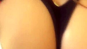 stepdad shocked returning home to latina fuck doll masturbating outdoors in lingerie