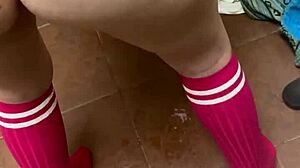 her cute pink sock freak unleashes bbc chaos