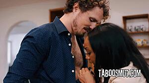 Some Kitchen Help Turns into Cali Caliente's Wild Ebony Ride!