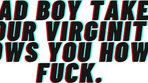 bad boy claims virgin pussy teaches hard fuck