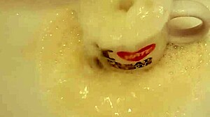 Who knew cleaning this cup would get so filthy?