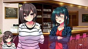 real hentai milf hibari takes monster cock creampie in pussy and mouth