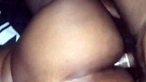 Fucking big booty ebony milf doggystyle