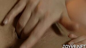 pretty teen babe spreads legs fingers tight pussy with dildo solo