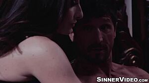 Tommy Gunn rams muscular into Silvia Saige's bald pussy!