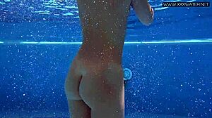 Hot Russian Pornstar Mary Kalisy Bikini Nude Poolside Public Small Tits Shower