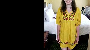 Hippy Chick Chloe Faye Sucks Black Cock Deep