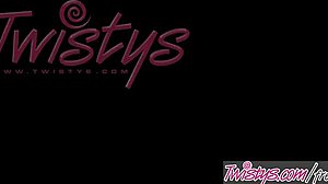 Sheila Grant Fingers Crotchless Pussy to Nipple-Pinching Orgasm Twistys Solo Model