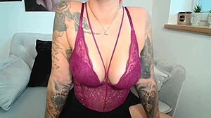 curvy german camgirl nina devil teases with her massive redhead tits and fat body