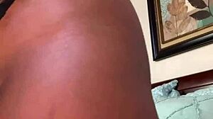 busty ebony nyla storm twerks big booty strips lingerie vibrates wet pussy