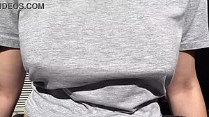 check out my big boobs bouncing wild outdoors horny stepmom artemisia love