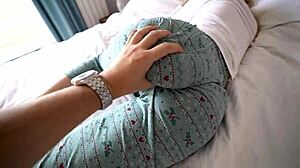 Step bro ravages step sis tight wet pussy bent over then creampies her deep in cowgirl ride