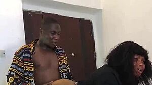 52 year old chubby african mama africa licks my cock then squirts pussy bent over in office homemade sex tape