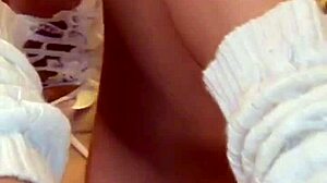 sloppy 18yo brunette gags on monster cock for deepthroat facial practice