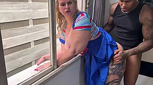 tiffany montavani's tight leggings ripped open huge ass bbc pounded