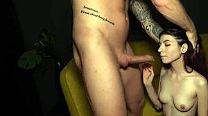 Exploited Cute Student Fucked Doggystyle Deepthroat in Dorm!