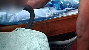 Real African Couple Delivers Massive Cumshot On Sheer Fabric Full Clip