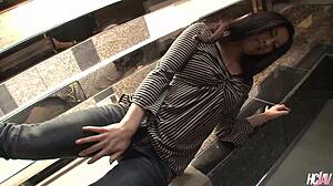 kaede kuroki horny milf gorges two cocks in threesome