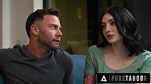 pregnant anna de ville begs to watch instructor lick and fuck her husband's cock while cuckold husband watches