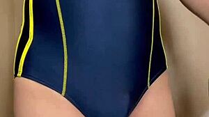 oh my tight swimsuit anal slave training hurts so good