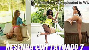 Tattooed guy reviews his wild Brazilian prostitute anal fuck fest