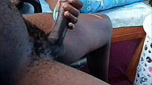 Real African Couple Delivers Massive Cumshot On Sheer Fabric Full Clip