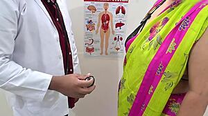 horny doctor fucks patient's big tits in hospital