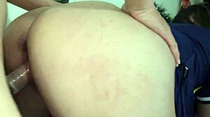 Christmas FFM Threesome Fulfills Wish with Two Beautiful Big Tit Women