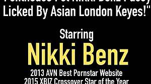 nikki benz, oh man your milf pussy tastes so good licked by asian london keyes